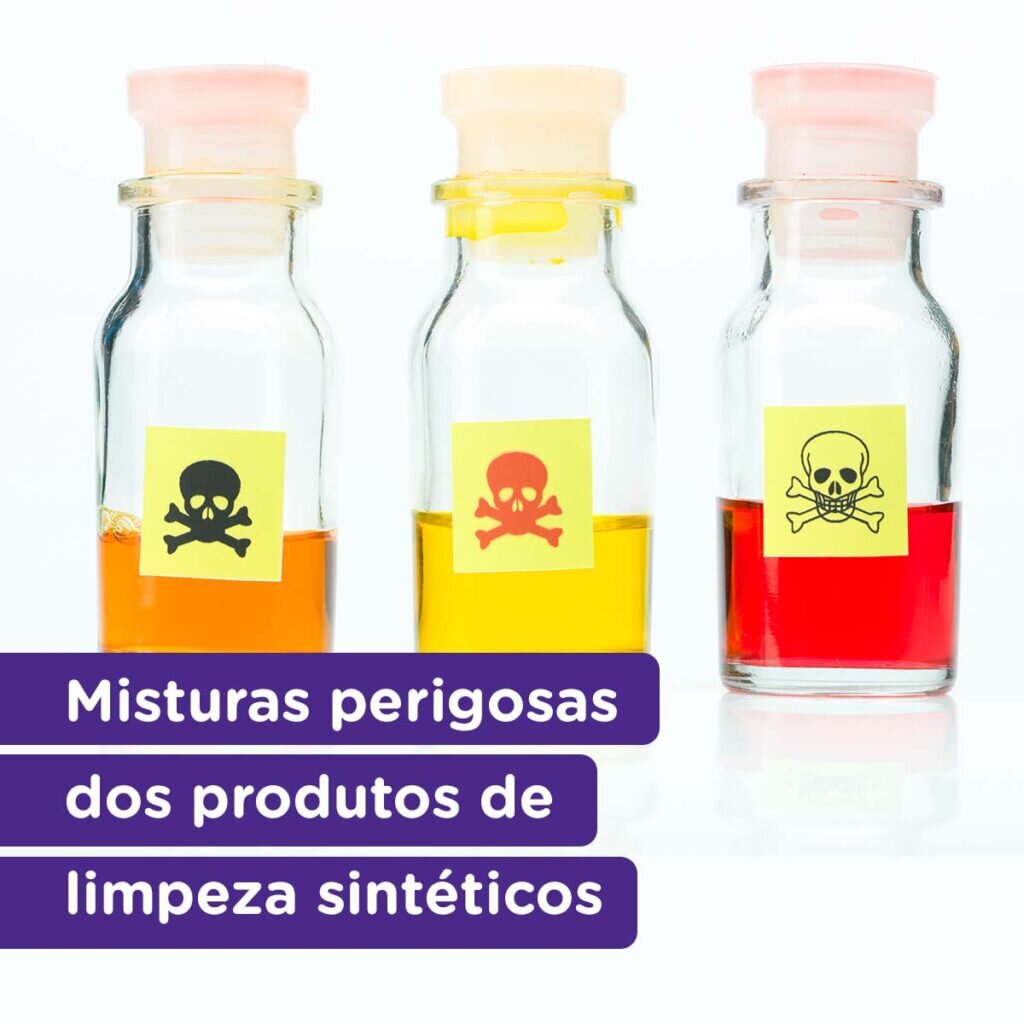 21 01 Misturas perigosas dos produtos de limpeza sinteticos