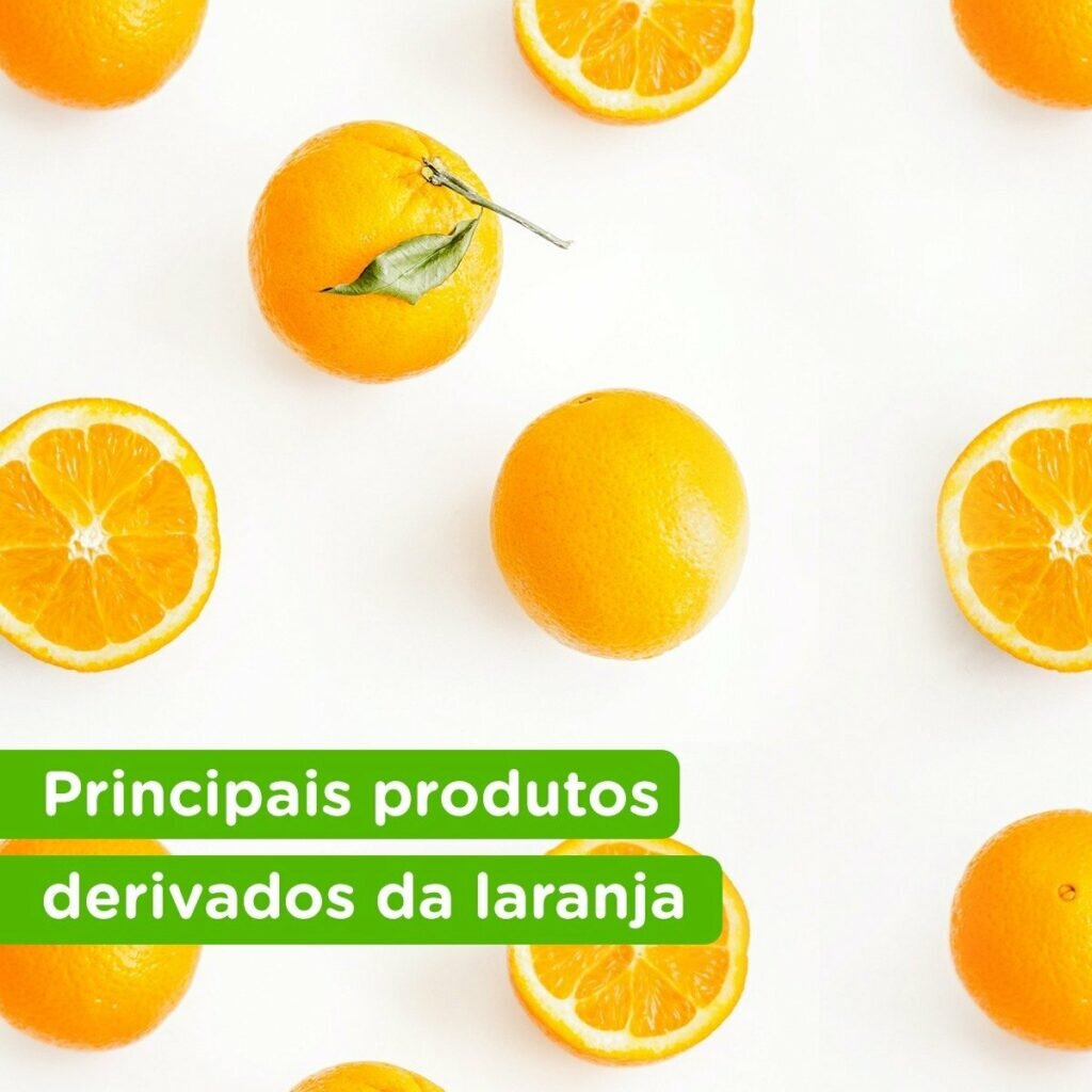Principais produtos derivados da laranja