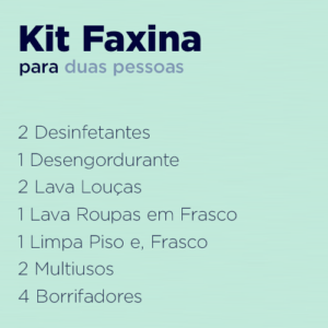 Faxina para Dois 5 YVY Banner quadrado Duas pessoas Descritivo