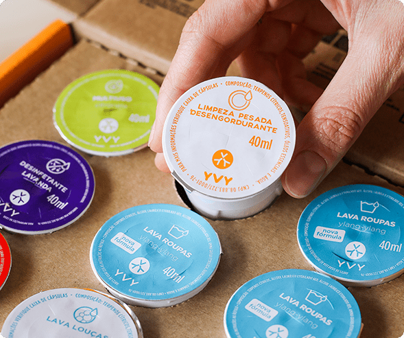 Produtos de Limpeza Natural: Cápsulas Recicláveis 32 foto yvy 49